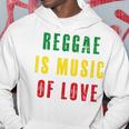 Reggae Is Music Of Love 長袖tシャツ パーカー 面白い贈り物