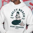 Salty Beach Port Aransas テキサス マーメイドシャツ ダイブバー オイスター パーカー 面白い贈り物