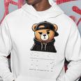 Seriously Bruh ヒップホップ テディベア ティーンエイジャー 男の子 ティーン 格言 長袖tシャツ パーカー 面白い贈り物