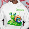 Snailed Itかわいいカタツムリ 長袖tシャツ パーカー 面白い贈り物