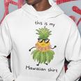 This Is My Hawaiian パイナップル フラダンス ルアウハワイ パーカー 面白い贈り物