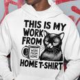 This Is My Work From Homearcastic Cat Remote Worker パーカー 面白い贈り物