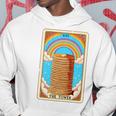 The Tower タロットカード パンケーキタワー 朝食愛好家 長袖tシャツ パーカー 面白い贈り物