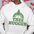 Tree Hugger 環境保護主義者 ヴィンテージ レトロ 自然愛好家 長袖tシャツ パーカー 面白い贈り物