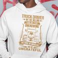 Truck Drivers Fun Truckers トラッキング スカル バックサイド 長袖tシャツ パーカー 面白い贈り物