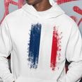 Vintage France Distressed Flag Illustration Graphic s パーカー 面白い贈り物