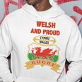 Welsh Dragon Wales ラグビートップ 長袖tシャツ パーカー 面白い贈り物