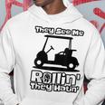 Theyee Me Rollin' They Hatin' & Golf Cart パーカー 面白い贈り物