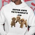 【Super Cute Toypoodles】トイプードル 実写 パーカー 面白い贈り物