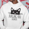 あなたを静かに判断します パーカー 面白い贈り物