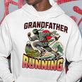 おじいちゃん ランニング ニンジャ メンズ おもしろ パーカー 面白い贈り物