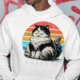 わがままボディ 猫 ねこ 太ったねこ ぽっちゃり ねこ好き かわいい おもしろ 面白い おもろい 手書き レトロ 長袖tシャツ パーカー 面白い贈り物