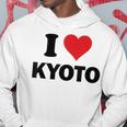 アイハート 京都 日本ラブ 日本土産 パーカー 面白い贈り物
