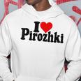 アイラブハートピロシキピロシキ パーカー 面白い贈り物