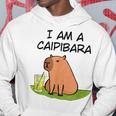 アイ・アム・ア・カイピバラ～カイピリーニャ・カクテル好きのカピバラ～ パーカー 面白い贈り物