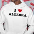 アイ・ハート・マス・ティーチャー-ファニー・アイ・ラヴ・アルゲブラ パーカー 面白い贈り物