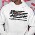 アメリカンダートトラッカー フラットトラックレーサー ダートトラック メンズ ボーイズ パーカー 面白い贈り物