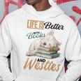 ウェスト・ハイランド・ホワイト・テリア・ウェスティ・ドッグブリード・ライフ・イズ・ベター パーカー 面白い贈り物