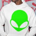 エイリアンヘッド グリーンフェイス ファニービリーブ Ufo ヒューマンコスチューム Edm 長袖tシャツ パーカー 面白い贈り物