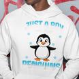 キッズ ペンギンが大好きな少年 キッズボーイズ ペンギン好き パーカー 面白い贈り物