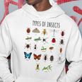 キッズ 昆虫の種類バグ識別科学 パーカー 面白い贈り物