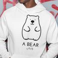クマ 1 匹、ちょっと面白いシロクマ パーカー 面白い贈り物