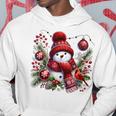 クリスマスの雪だるま パーカー 面白い贈り物