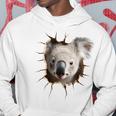 コアラ アニマル柄 動物園 ポートレート イラスト かわいい コアラ パーカー 面白い贈り物