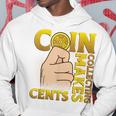 コイン収集はセント硬貨を集めるコインコレクター パーカー 面白い贈り物