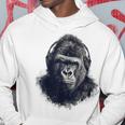 ゴリラ 描画 動物 イラスト 抽象画 アート ゴリラ パーカー 面白い贈り物