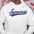 シラキュース ニューヨーク バーシティ スクリプト クラシック スポーツ ジャージスタイル パーカー 面白い贈り物