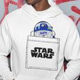 スターウォーズ R2-D2 ロゴポケット パーカー 面白い贈り物