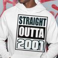 ストレイト・アウタ 2001 バースデー 2001 年生まれ 2001 ヴィンテージ パーカー 面白い贈り物