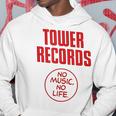 タワーレコード 音楽 レトロ ヴィンテージ 生活 パーカー 面白い贈り物