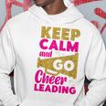 チア チアリーディング Keep Calm And Go チアリーディング パーカー 面白い贈り物
