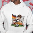 ドイツ サッカー 少年 フットボール 長袖tシャツ パーカー 面白い贈り物
