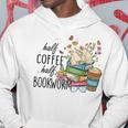 ハーフコーヒー ハーフブックワーム 読書本 コーヒーカップ パーカー 面白い贈り物