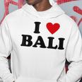バケーションアイランドハート-ファニーアイラブバリ パーカー 面白い贈り物