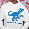 パキケファロサウルス 恐竜 キュート ジュラシック 恐竜 パーカー 面白い贈り物