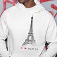 パリ エッフェル塔 ビンテージ スカイライン ラブ フランス ツアー エッフェル I Love Paris パーカー 面白い贈り物