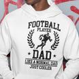 フットボール選手 お父さんみたいな 普通のお父さん ただクーラー パーカー 面白い贈り物