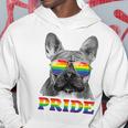 フレンチブルドッグ ゲイプライド Lgbt レインボーフラッグ サングラス Lgbtq パーカー 面白い贈り物