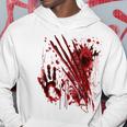 ブラッドシャツ ブラッディスプラッター ハロウィン 血 ステンド グラフィック パーカー 面白い贈り物