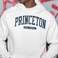 プリンストン ニュージャージー Nj カレッジ大学スタイル ブルー 長袖tシャツ パーカー 面白い贈り物
