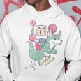 ボンバーマン キャラクター スーパー 1993 レトロ ゲーマー スペース クラシック 長袖tシャツ パーカー 面白い贈り物