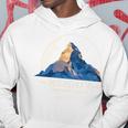 マッターホルン山 ツェルマット ハイキング スイス ギフト 長袖tシャツ パーカー 面白い贈り物