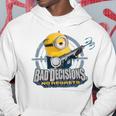 ミニオン Bad Decisionsno Regrets パーカー 面白い贈り物