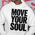ムーブユアソウル モチベーション インスピレーション パーカー 面白い贈り物