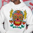 メキシカンホリデー カーニバル マスク カラフル スカル パーカー 面白い贈り物
