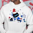 メリークリスマス アストロボット ファニースウェットシャツ パーカー 面白い贈り物